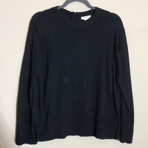 H&M Conscious Black Zip Sweater